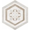 La Futura Ceramica Beta Hex beige mix 26 x 29 cm matná 1m²