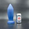 Anální kolík Topped Toys Deep Space 100 Blue Steel, prémiový silikonový anální kolík 25 x 8,1 cm