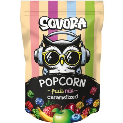 Slov Sovora popcorn ovocný mix 90 g – Sleviste.cz