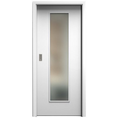 Sapeli Elegant Komfort M55 posuvné bílá hladká 60 x 197 cm Satináto bílé – Hledejceny.cz