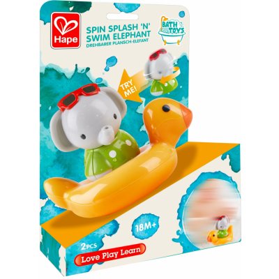 Hape Hračky do vody - Plavací slon s kačenkou – Sleviste.cz