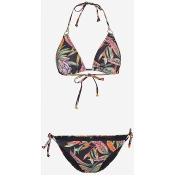 O'Neill dámské vzorované dvoudílné plavky Capri Bondey Bikini Set černé