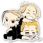 Samolepka Tokyo Revengers Trio – Zboží Živě