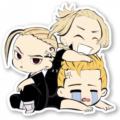 Samolepka Tokyo Revengers Trio – Zboží Živě