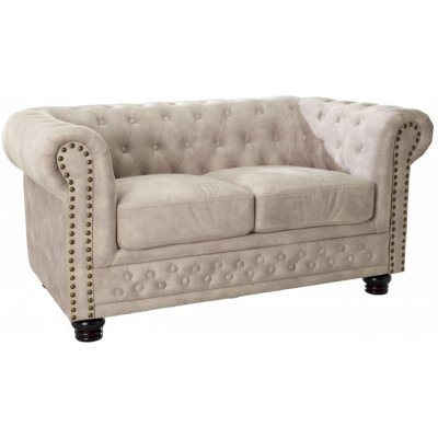 Interior DE Chesterfield 2M 150 cm šampaňská samet POH42311 – Zbozi.Blesk.cz