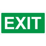 EXIT - text samolepící vinylová fólie 200 x 100 mm – Zboží Dáma