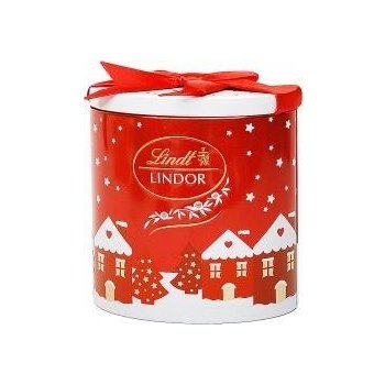 Lindt Lindor Vánoční dóza Řím 150 g