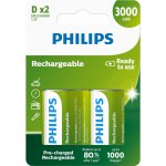 Philips D 3000mAh 2ks R20B2A300/10 – Sleviste.cz