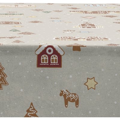 Södahl Ubrus vánoční světle šedý 100x140cm – Zboží Dáma