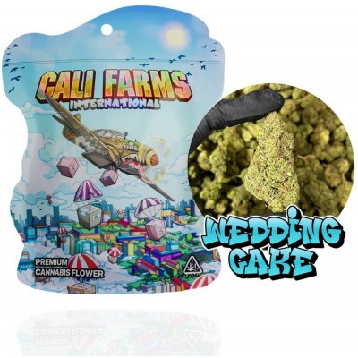 Califarms CBD květy Wedding Cake CBD 14,53% THC 0,07% 5 g – Hledejceny.cz
