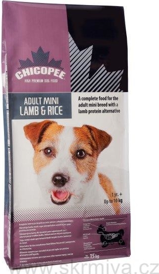 Chicopee MINI Adult Lamb & Rice 15 kg