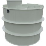 Mravec plast Nádrž na dešťovou vodu samonosná kruhová 6 m³ 6000 l – Hledejceny.cz