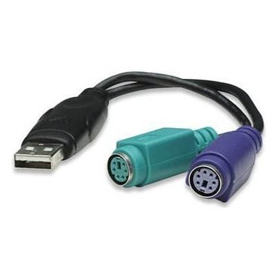 Manhattan 179027 Hi-Speed USB 2.0 PS/2 konvertor – Zbozi.Blesk.cz