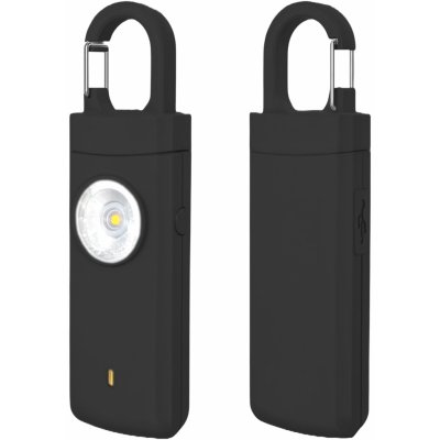 Přívěsek na klíče Kapesní alarm PA001PA Černá – Zboží Dáma