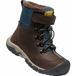 Keen Greta Boot Wp Youth coffee bean/blue wing teal