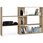 Akord Knihovna TWIST mini dub sonoma – Zboží Mobilmania