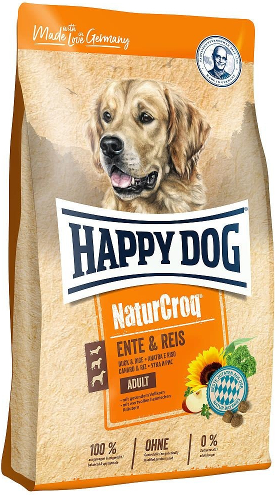 Happy Dog NaturCroq Ente & Reis 12 kg