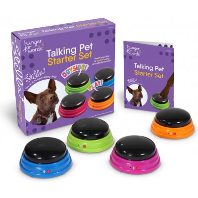 Hunger For Words - Talking Pet Starter Set - tlačítka pro komunikaci se psem – Hledejceny.cz