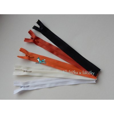 Zip neviditelný (šatový) 3 mm - 18 cm Barva: 276-Terakota – Hledejceny.cz