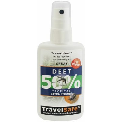 TravelSafe Repelent proti hmyzu Traveldeet 50 % DEET 60 ml – Sleviste.cz
