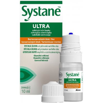Alcon Systane Ultra zvlhčující oční kapky 10 ml – Sleviste.cz