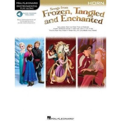 Songs From Frozen Tangled And Enchanted Horn noty na lesní roh + audio – Zboží Mobilmania