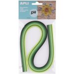 Papírové proužky quilling zelená – Zboží Dáma