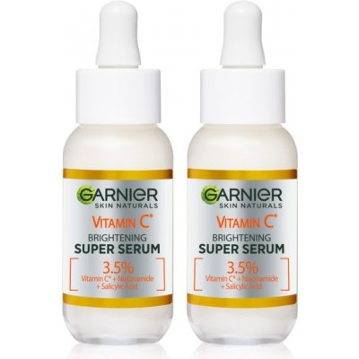 Garnier Skin Naturals Vitamin C Brightening Super Serum 2 x 30 ml – Zboží Mobilmania