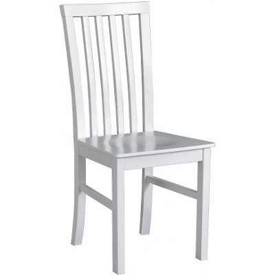 MIA 1D (MILANO 1D)- jídelní židle celodřevěná Bílá -kolekce "DRE" (K150-Z)