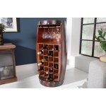 LuxD Regál na víno Winebar 97 cm hnědý – Sleviste.cz