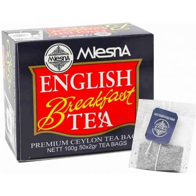 Mlesna English Braekfast Tea černý čaj porcovaný 50 ks