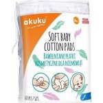 Akuku dětské jednorázové bavlněné tampony 9 x 11 cm 60 ks – Sleviste.cz
