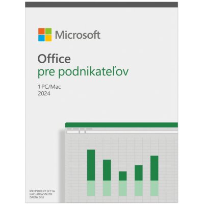 Microsoft Office 2024 pre domácnosti a podnikateľov SK krabicová verzia EP2-06684 nová licencia – Zboží Živě