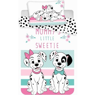 Jerry Fabrics Povlečení do postýlky 101 Dalmatians 03 100 cm x 135 cm 40 cm x 60 cm – Sleviste.cz