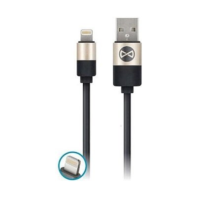 Forever GSM032574 Modern USB/Lightning, 2A, 1m, černý – Zboží Mobilmania