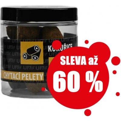U.F.O. fishing Dipované chytací pelety 140 g 18 mm Kukuřice – Hledejceny.cz