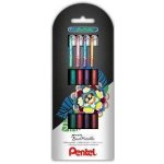 Pentel Hybrid Dual Metallic K110 oranžové zlaté stříbrné zelené – Zboží Dáma