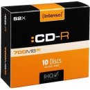 Intenso CD-R 700MB 52x, slimbox, 10ks (1001622)