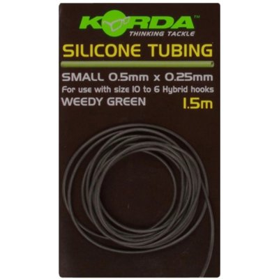 Korda Silikonová hadička Silicone Tube 1,5 m 0,5 mm Green – Zboží Mobilmania