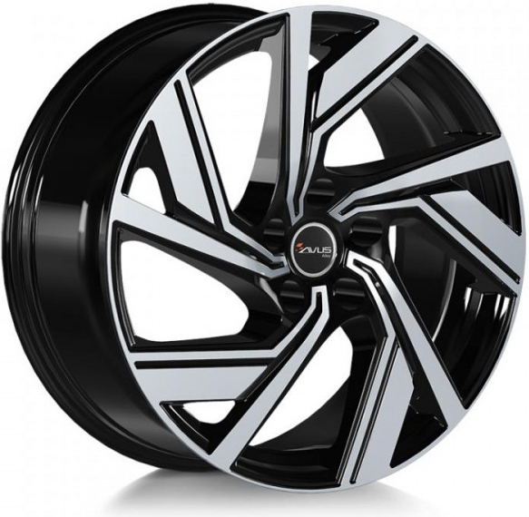 Avus Racing AC-521 7,5x19 5x114,3 ET35 black polished