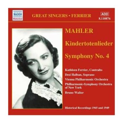 Kathleen Ferrier - Kathleen Ferrier - Kindertotenlieder CD – Hledejceny.cz