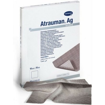HARTMANN-RICO A.S. Krytí s mastí a stříbrem Atrauman Ag 5 x 5 cm Balení: 1 ks – Sleviste.cz