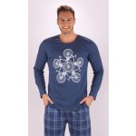 Bicykle pyžamo dlouhé tmavě modrá – Sleviste.cz