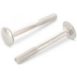 Šroub vratový s půlkulatou širokou hlavou DIN 603 – 6 × 100 mm ZB – Hledejceny.cz