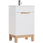COMAD Skříňka pod umyvadlo 50cm 1 dvířka BALI bílá 5907611647493 – Hledejceny.cz