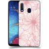 Pouzdro a kryt na mobilní telefon Samsung Pouzdro ACOVER Samsung Galaxy A20e A202F s motivem Floral I