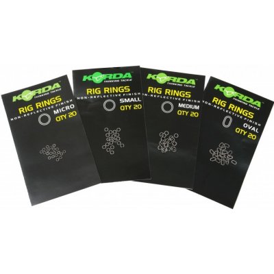 Korda Ocelové kroužky Rig Ring Micro 20 ks – Zboží Mobilmania