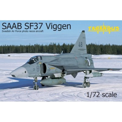 Tarangus SAAB SF37 Viggen Swedish AF Reccon. 3x camo TA72004 1:72