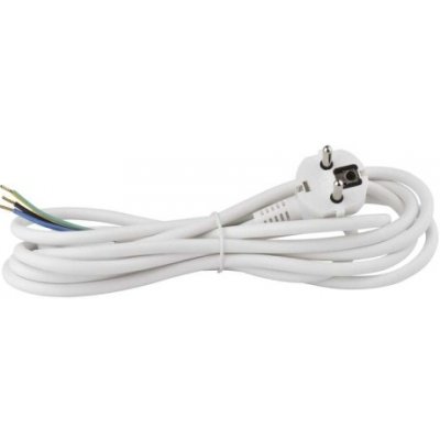 satiplugs Flexošňůra 2m 863077-3-1/2 3x0,75 H05VV-F bílá úhlová 32232W3752N – Zboží Mobilmania
