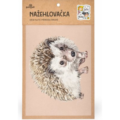 Lesní svět Nažehlovačka M 077 - Ježek bělobřichý – Sleviste.cz